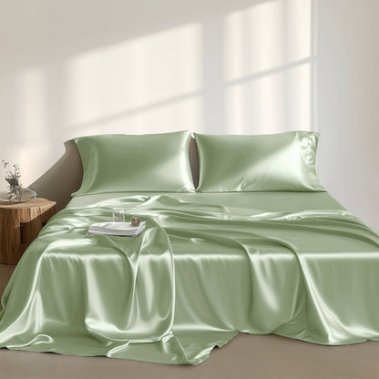 Satin Luxury Sheet Set - Sage