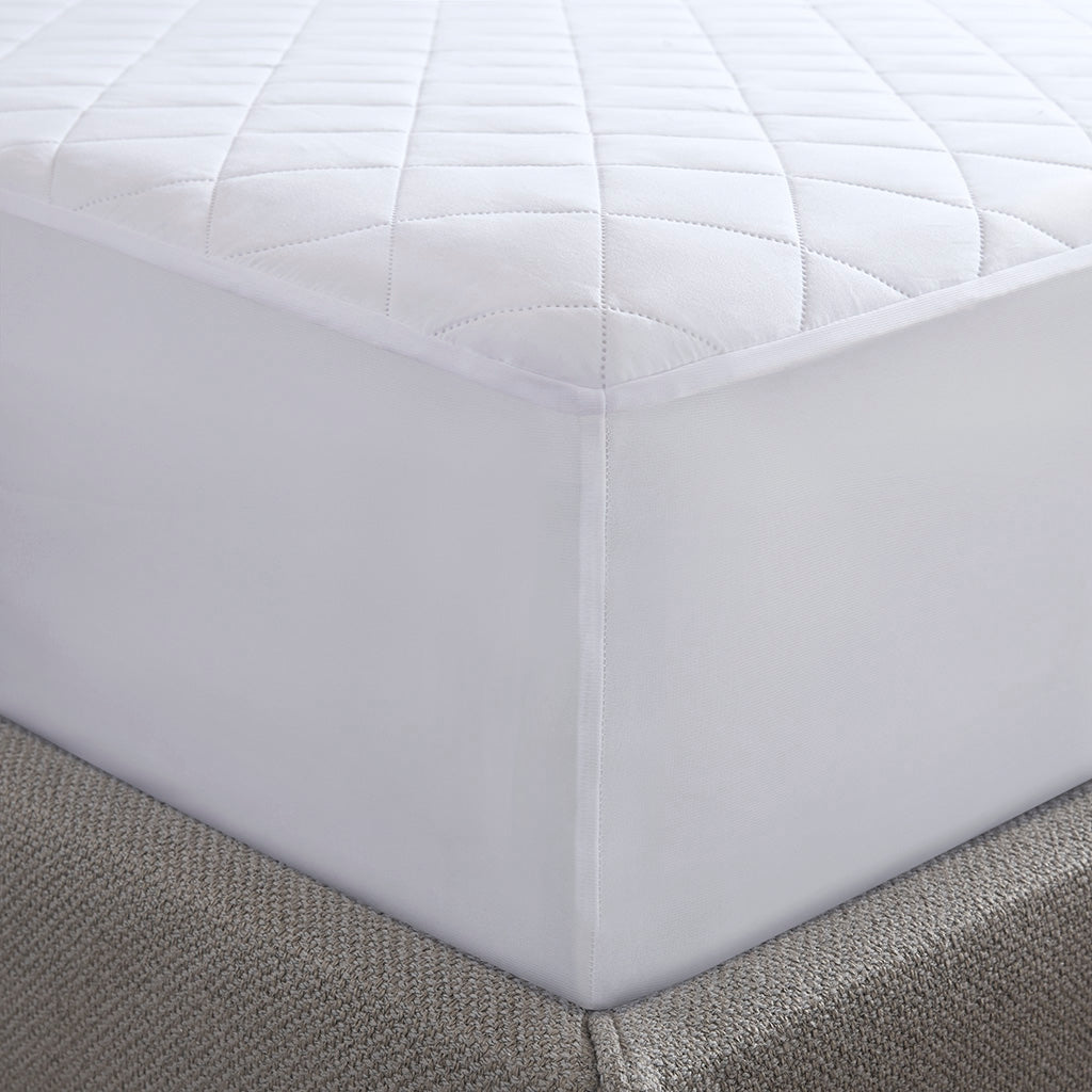 Essential Waterproof Mattress Pad - White