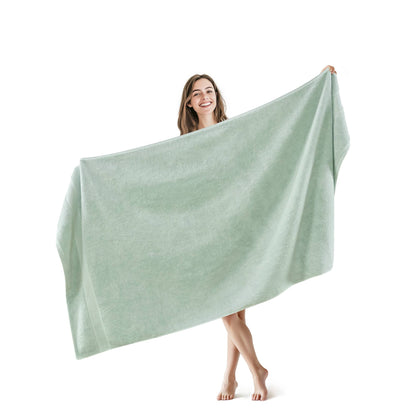 800GSM 100% Cotton Bath Sheet 2 Piece Set - Seafoam