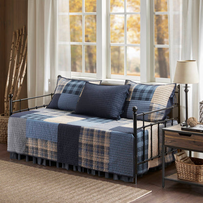 Winter Hills 5 pcs Day bed - Blue
