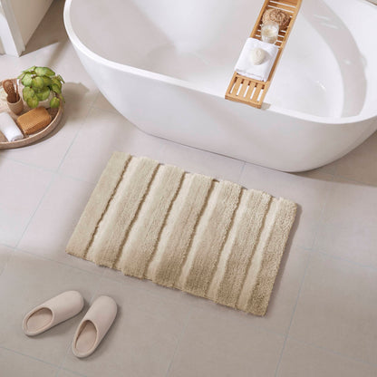 Tufted Pearl Channel Rug - Wheat