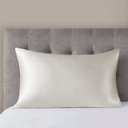 100% Mulberry Silk Pillowcase Single Piece - Ivory