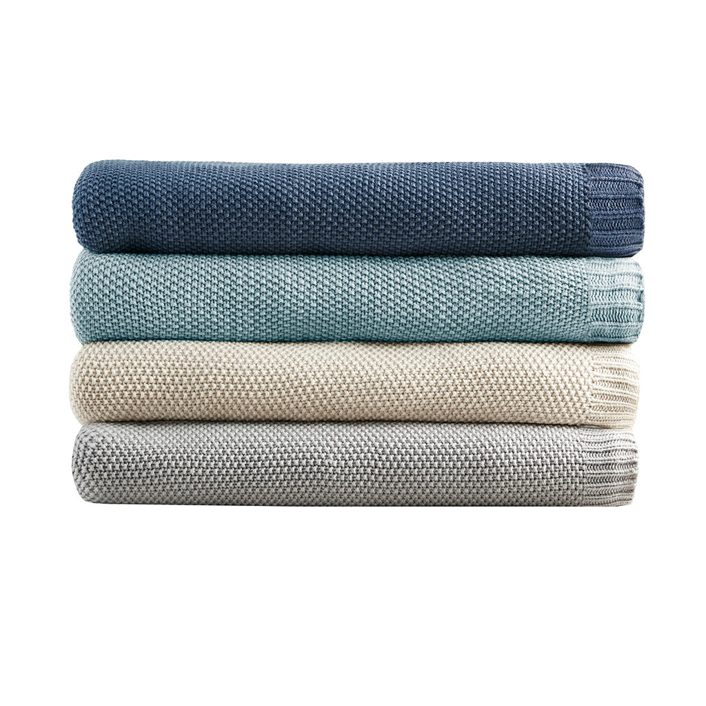 Bree Knit Blanket - Ivory
