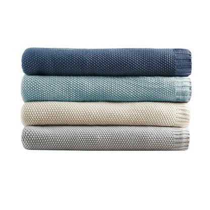 Bree Knit Blanket - Grey