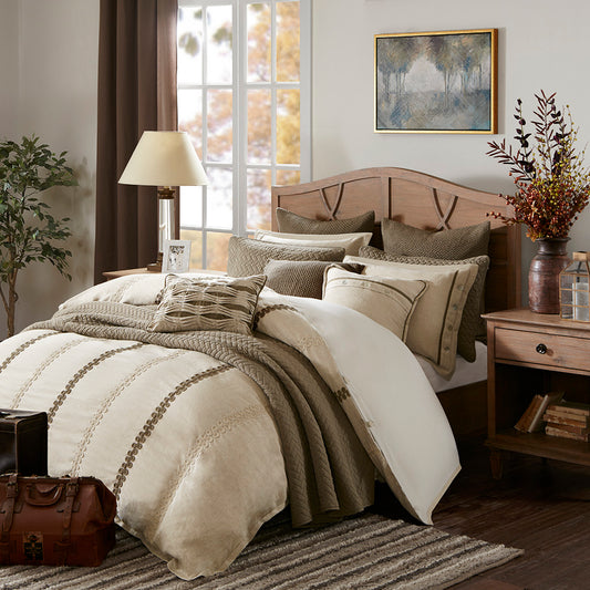 Chateau Comforter Set - Linen
