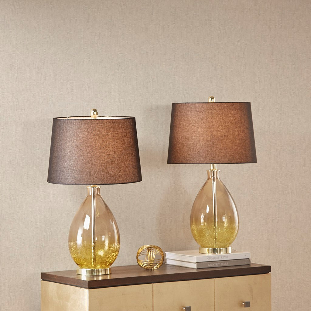Cortina Gold Table Lamp Set of 2