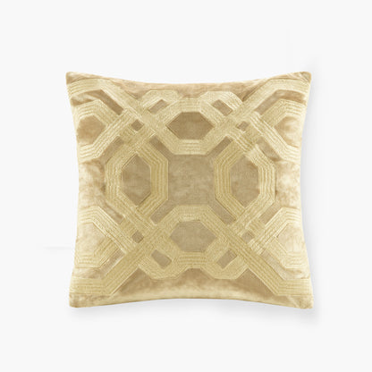 Biron Square Decor Pillow - Gold