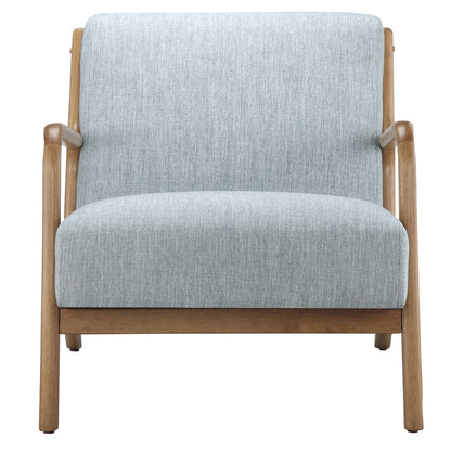Novak Mid-Century Modern Accent Armchair - Light Blue