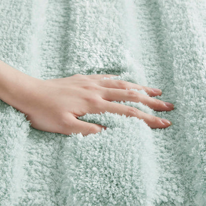 Tufted Pearl Channel Rug - Seafoam