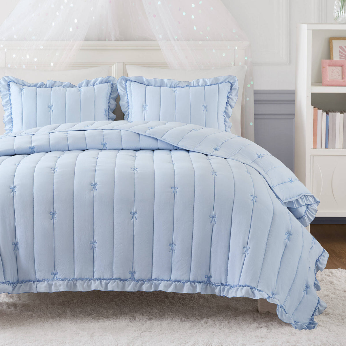 Liv Quilt Set - Blue