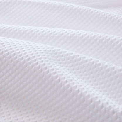 Waffle Premium Bath Robe - White