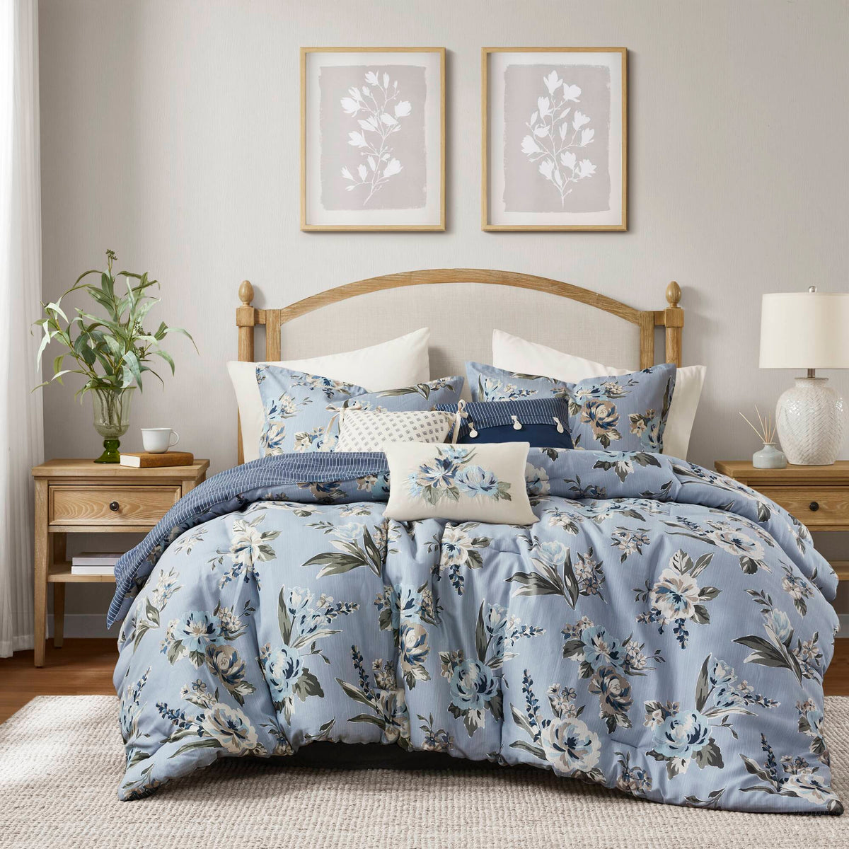 Salara Comforter Set - Blue
