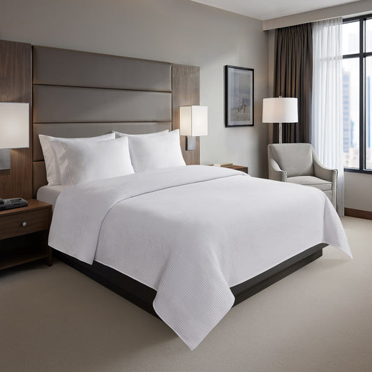 Matelasse Luxury Coverlet - White