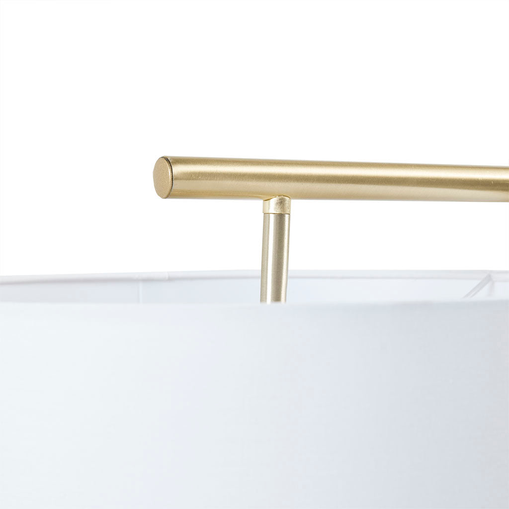 Aster Angular Arched Metal Floor Lamp - Gold