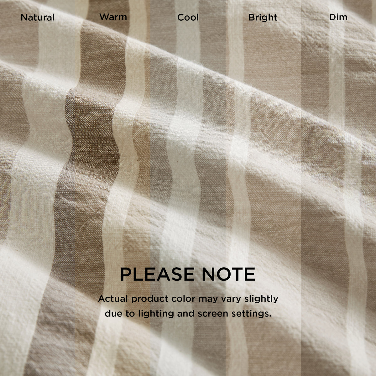 Ellery Shower Curtain - Natural