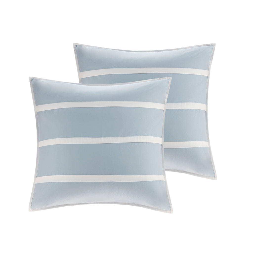 Crystal Beach Euro Sham - Blue