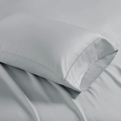 1500 Thread Count Cotton Blend 2 PC Pillowcases - Grey