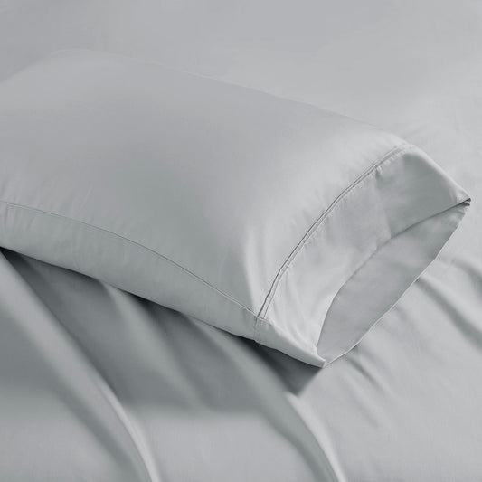 1500 Thread Count Cotton Blend 2 PC Pillowcases - Grey