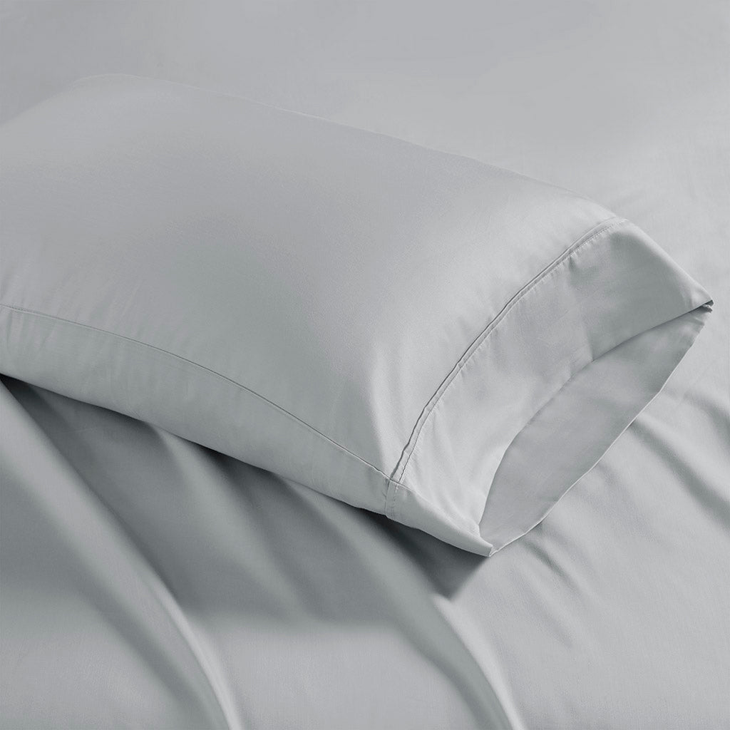 1500 Thread Count Cotton Blend 4 PC Sheet Set - Grey