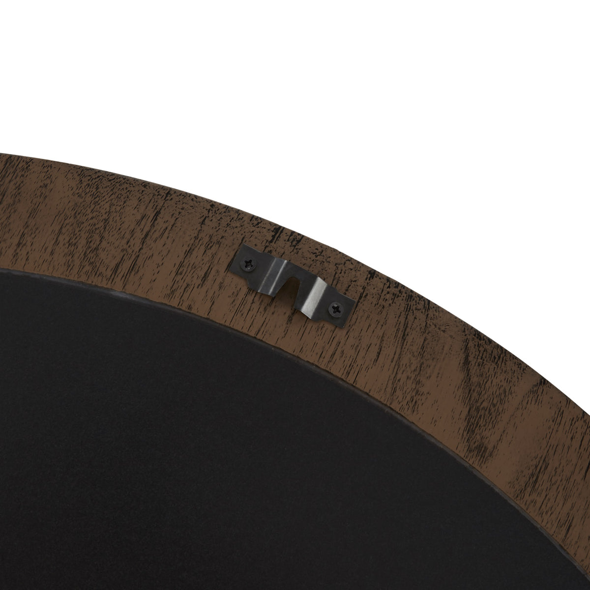 Simone Fluted Wall Mirror - Walnut Brown