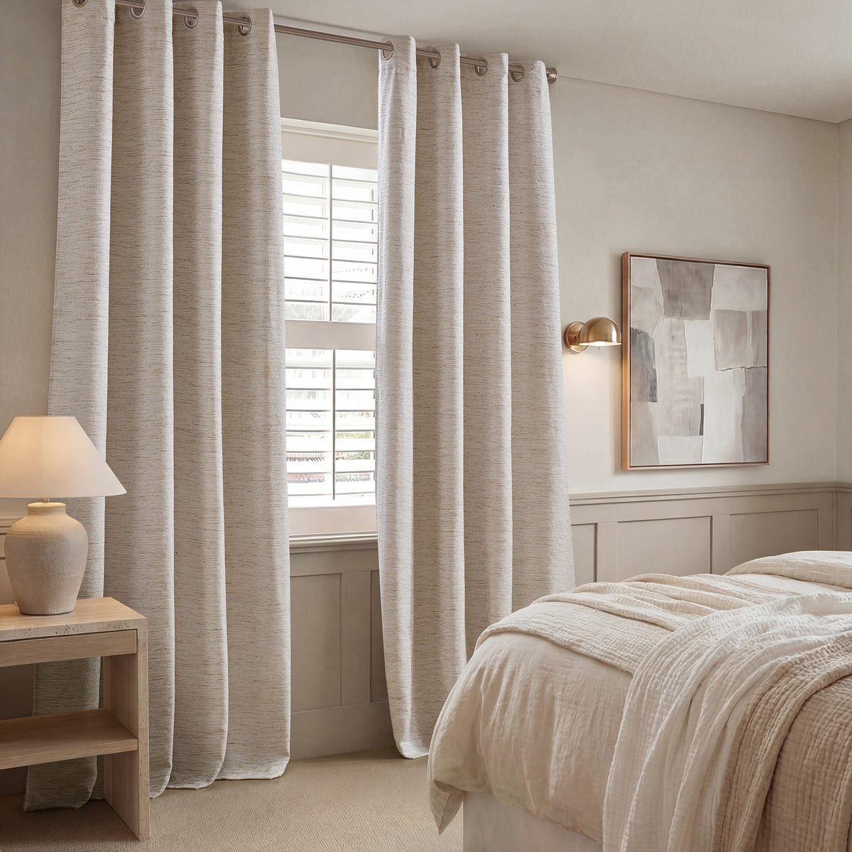 Luna Total Blackout Window Panel - Neutral
