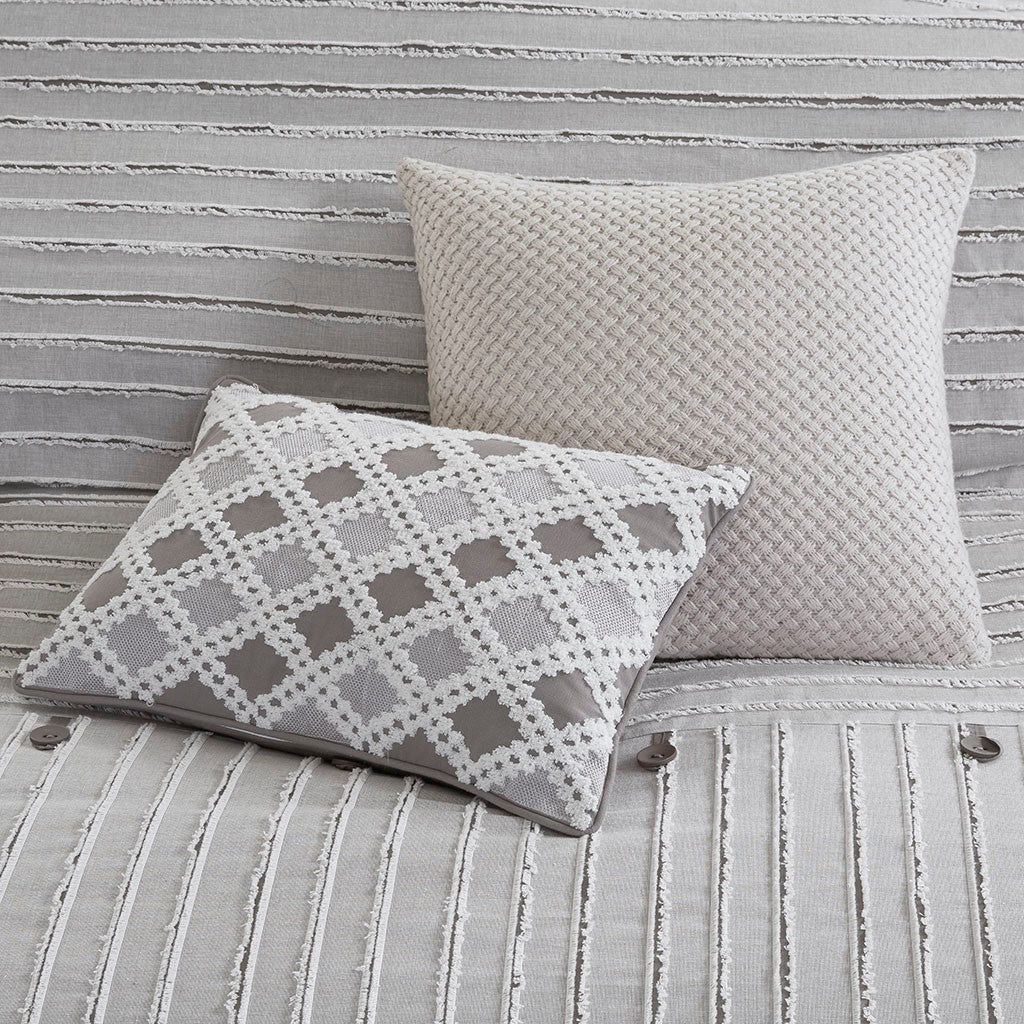 Essence Cotton Clip Jacquard Comforter Set