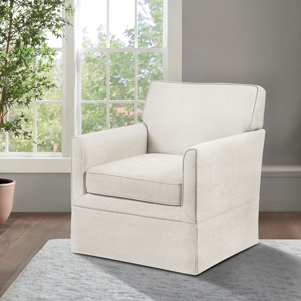 Paula Accent Armchair - Cream