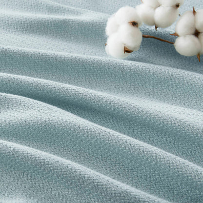 Liquid Cotton Blanket - Blue