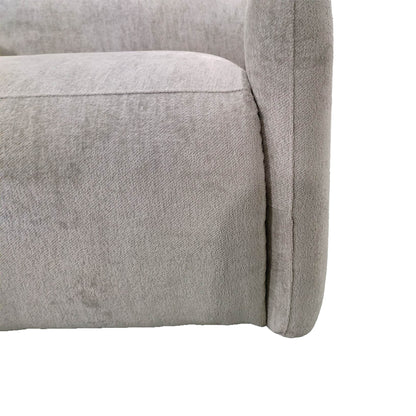 Ava Power Modern Recliner - Light Grey