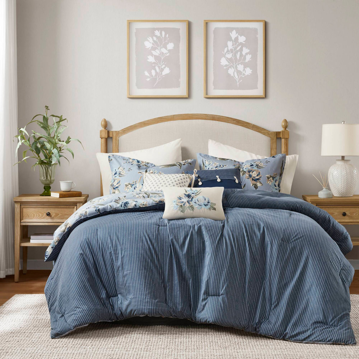 Salara Comforter Set - Blue