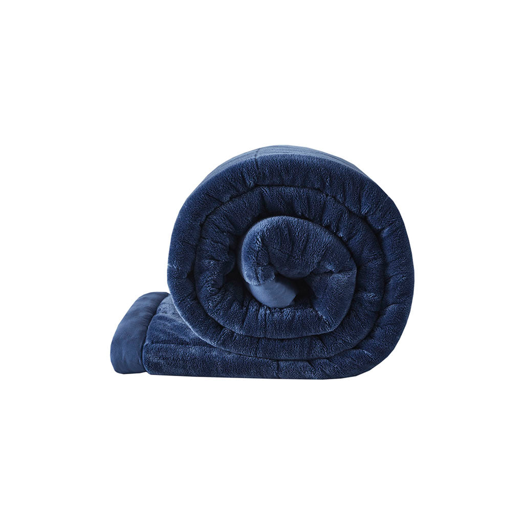 Coleman Reversible HeiQ Smart Temperature Down Alternative Blanket - Navy