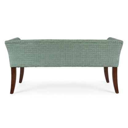 Welburn Upholstered Bench - Dusty Aqua