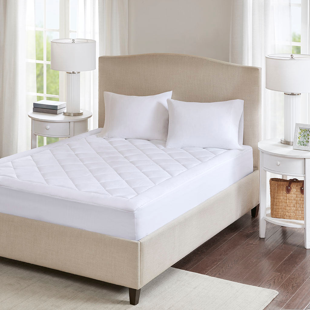 Serenity Deep Pocket Waterproof Mattress Pad - White