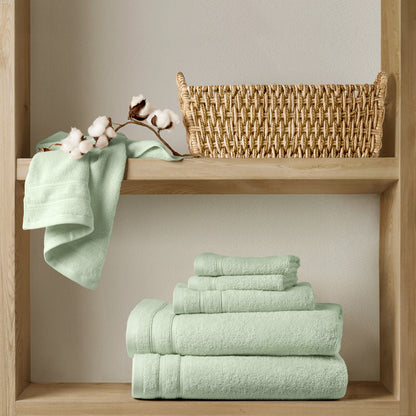 400GSM Essential Bundle Quick Dry 100% Cotton Towel Set - Seafoam