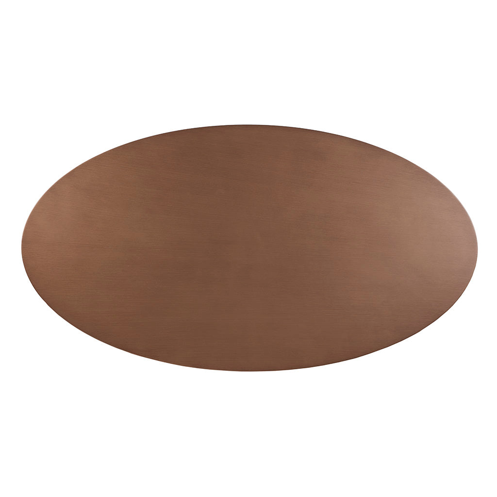 Mercer Oval Dining Table - Bronze