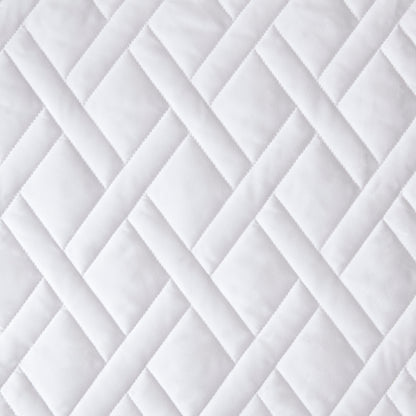 Plain Weave Premium Coverlet - White