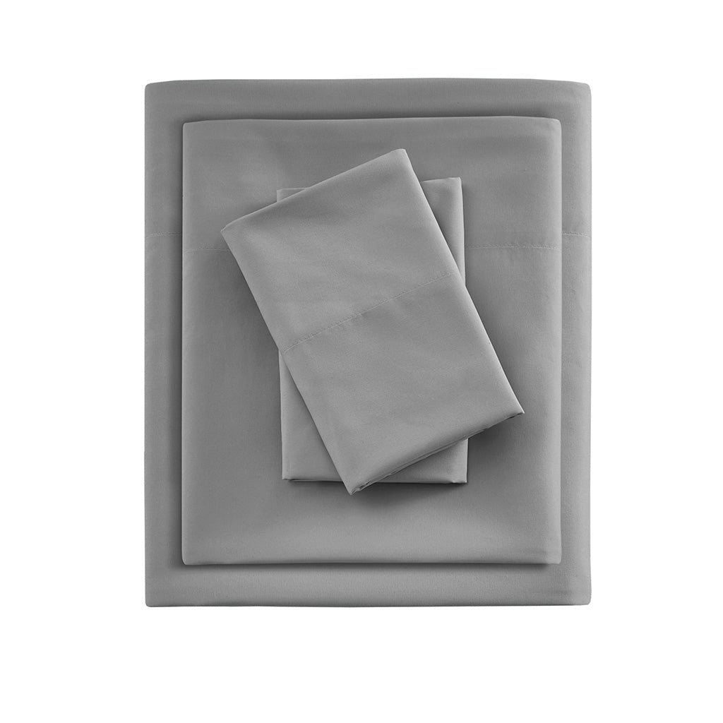 Smart Cool Microfiber Sheet Set - Grey