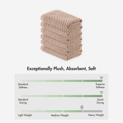 Diagonal Ribbed - Beige