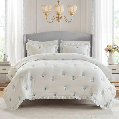 Aglaia Quilt Set - Blue