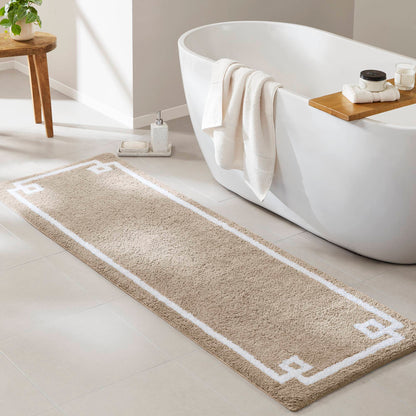 Evan Cotton Tufted Bath Rug - Taupe
