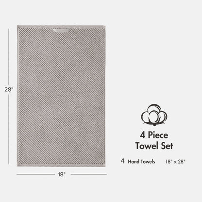 Diagonal Ribbed - Grey