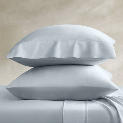 100% Egyptian Cotton Sateen Pillowcase Set - Blue
