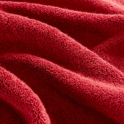 800GSM 100% Cotton 8 Piece Towel Set - Bright Red
