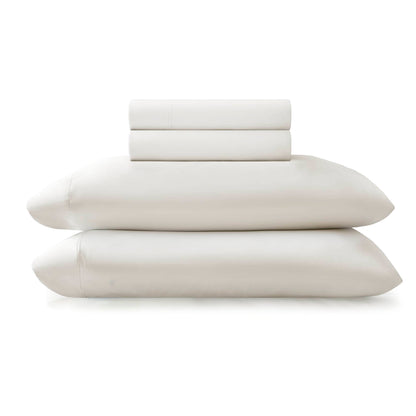 Cooling Stretch Jersey Sheet Set - White