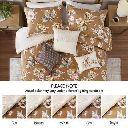 Salara Comforter Set - Terracotta