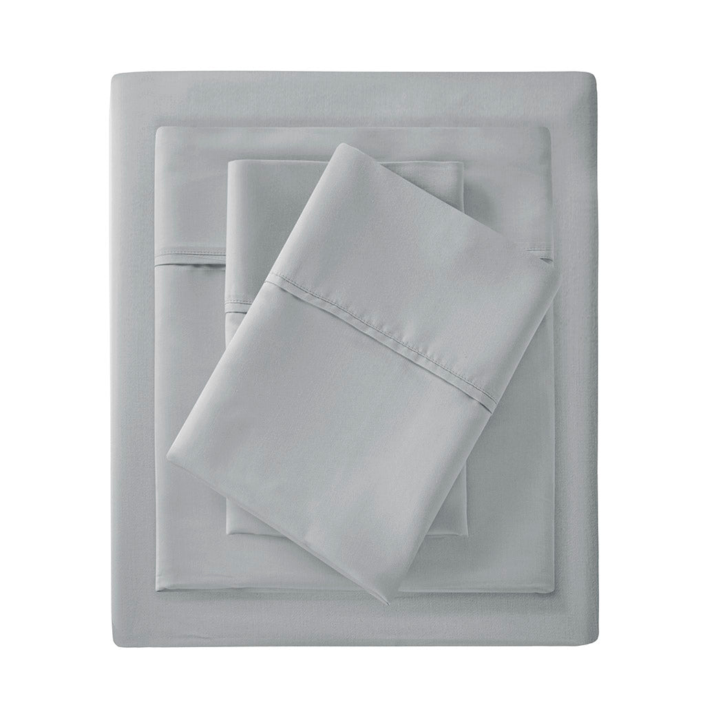 1500 Thread Count Cotton Blend 4 PC Sheet Set - Grey