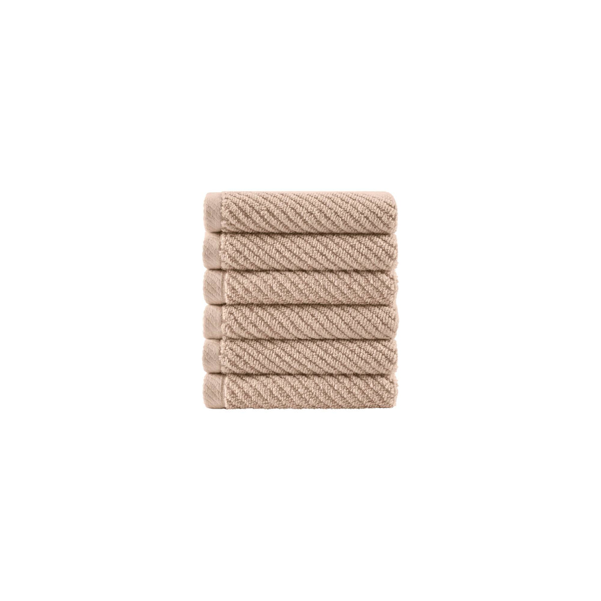 Diagonal Ribbed - Beige