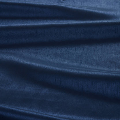 Amherst Faux Silk Shower Curtain - Navy