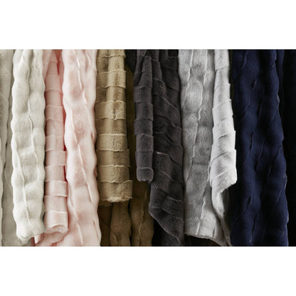 Vivienne Faux Fur Throw - Tan