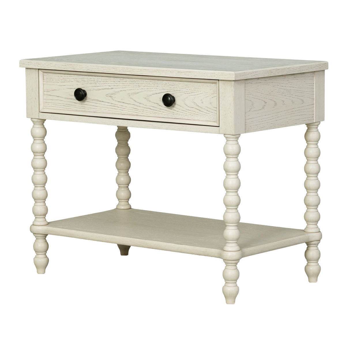 Beckett Large Nightstand - Antique Cream